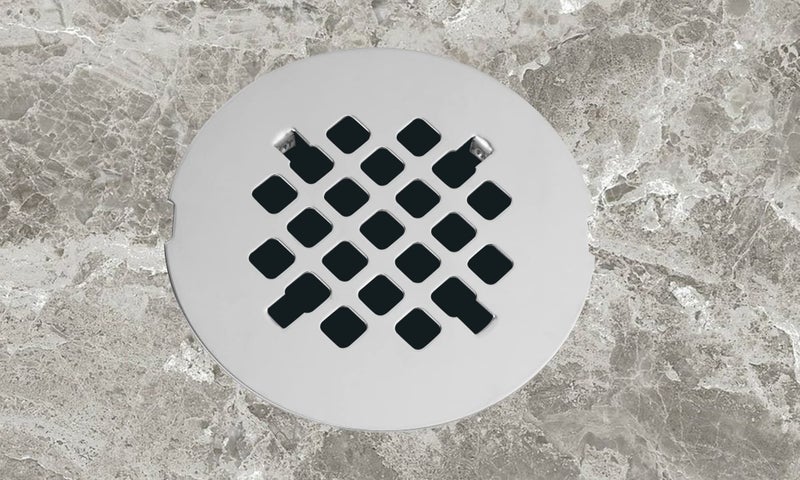 Artiwell 4-1/4â€ OD Snap-in Shower Drain Cover, Round Shower Drain Strainer Grid, Replacement Cover, Designed for Long-Lasting(Chrome Plated) - Image 2