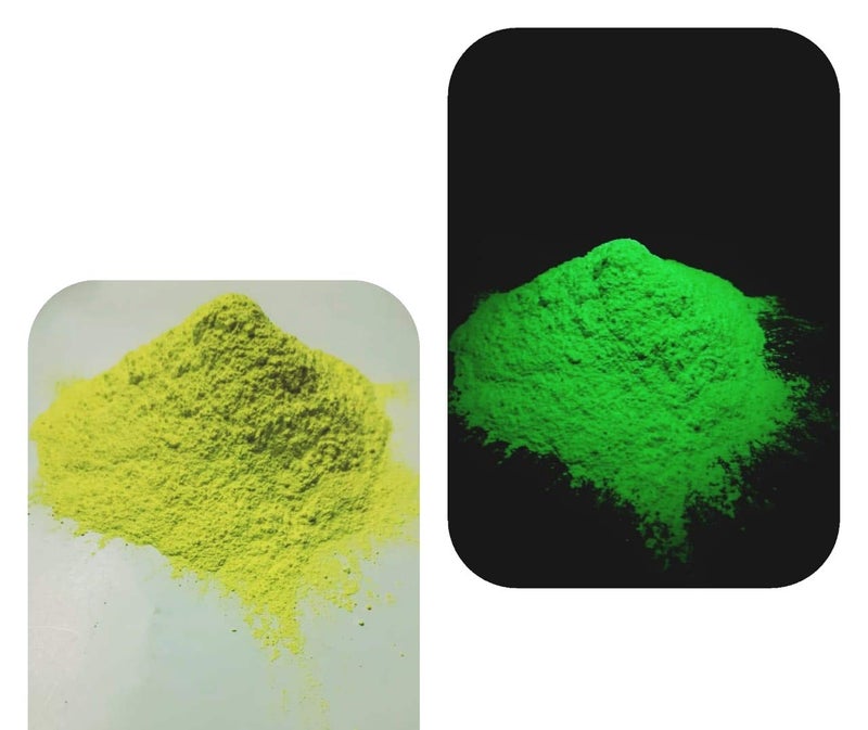 JASH Glow in The Dark Paint Powder Yellow 100gm - Image 2