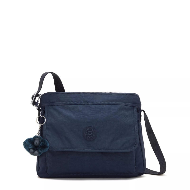 Kipling womens Womens Aisling Bag Lightweight Everyday Purse Nylon Shoulder Crossbody Bag Blue Bleu 12 L x 887 H 4 D US