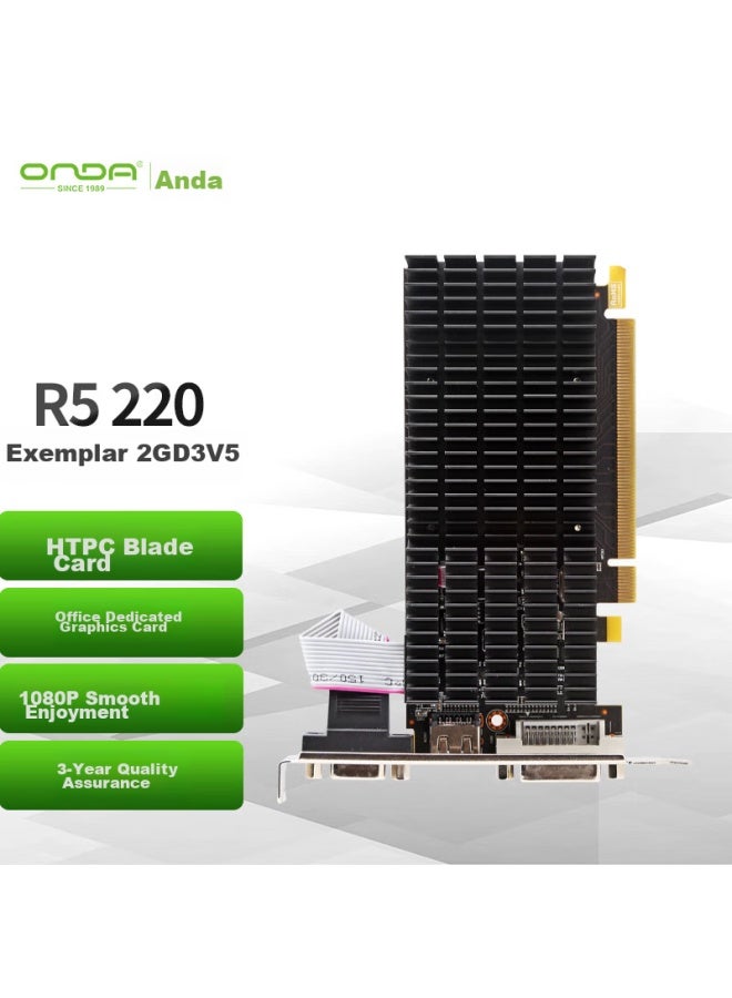 Onda R5 220 Classic 2gd3 V5 Office And Entertainment Dedicated Graphics Card - Image 1
