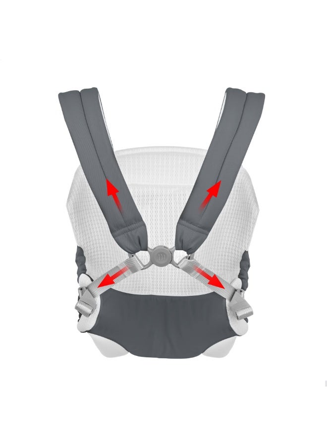 Baby Newborn 4 Seasons Universal Double Shoulder Carrier Multi Functional Baby Carrying Sling for Outdoor Use Adjustable One Size - Image 3