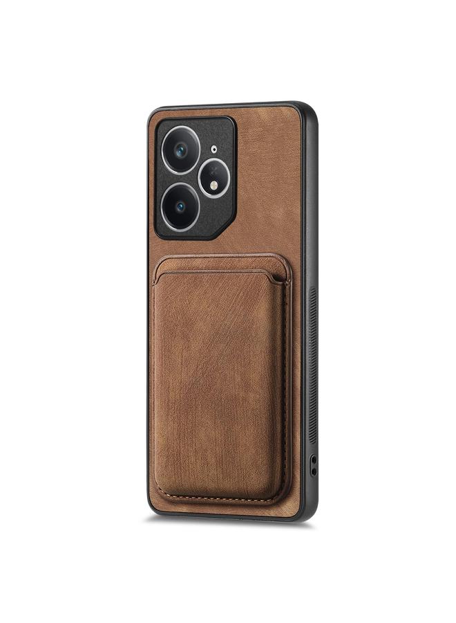 اس-توب جراب هاتف Realme Neo7 من الجلد بتصميم كلاسيكي مع حقيبة بطاقات مغناطيسية - Image 2