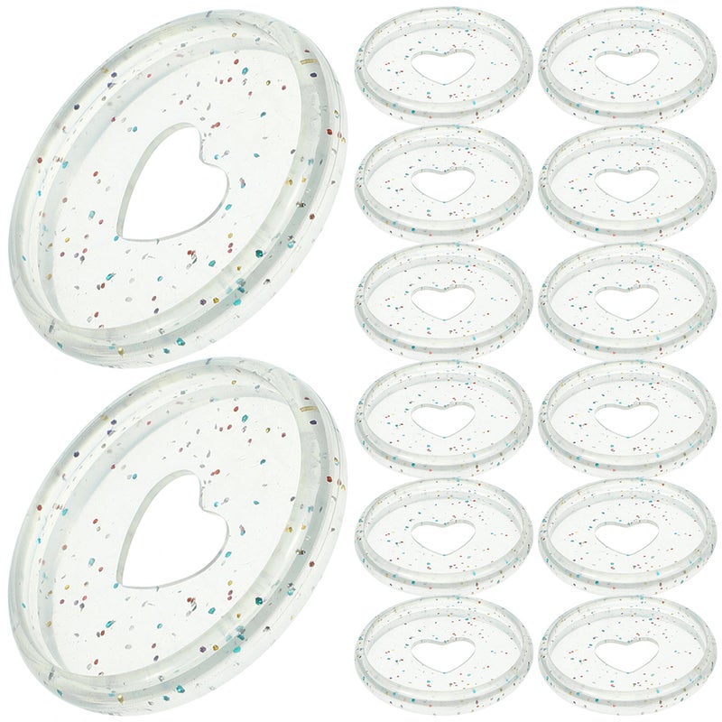 60pcs Loose-leaf Binding Tools Multi-use Binding Discs Notebooks Binding Discs Planner Binding Tools - Image 1