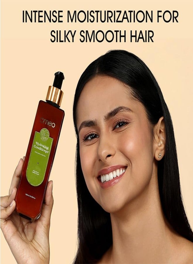 Omeo Hydrating Conditioner (100ml) with Natural Extracts of Reetha & Amla | Strengthens, Nourishes & Smoothens Hair | Paraben & Sulphate Free | For Soft, Shiny & Healthy Hair - Suitable for Men & Women - Image 4