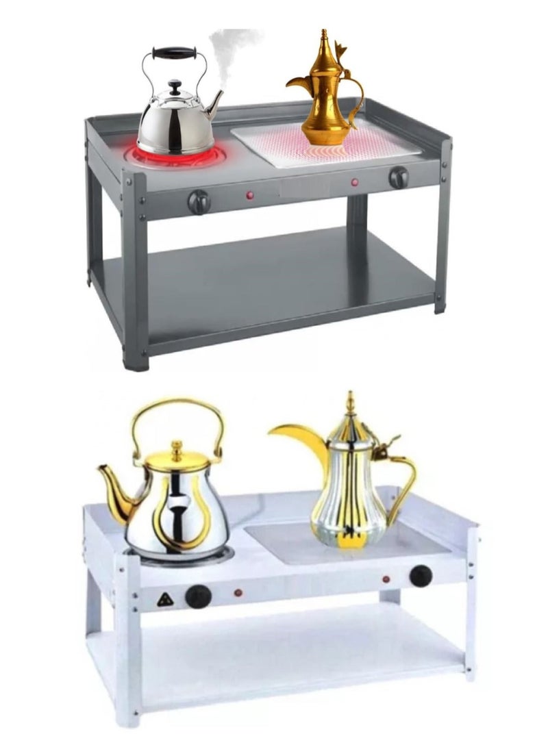 مايكروبلس سخان كهربائي للقهوة والشاي | ألواح تسخين | ١٢٥٠ واط Ps-8015 متعدد الألوان - Image 2