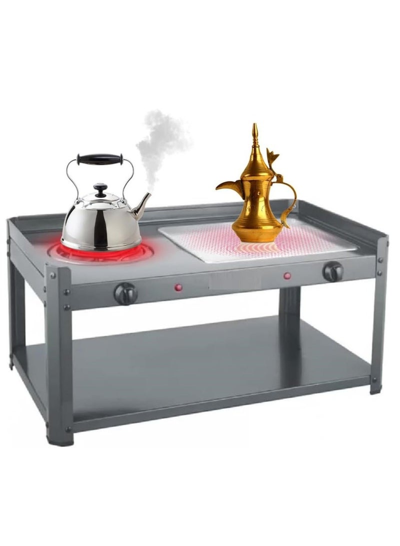 مايكروبلس سخان كهربائي للقهوة والشاي | ألواح تسخين | ١٢٥٠ واط Ps-8015 متعدد الألوان - Image 3