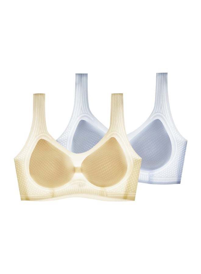 High Elasticity Lingerie for Women, Ultra-Thin Bra with Beautiful Back, 7A Antibacterial, Breathable Chest Wrap, Gathered, Anti-Drooping Shapewear  - Image 1