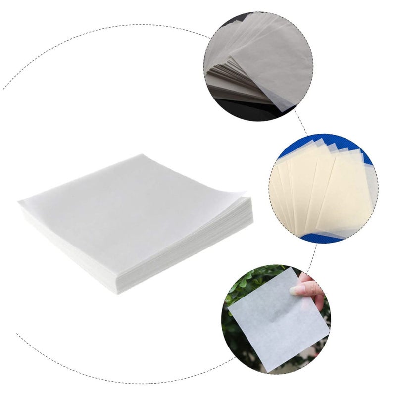 Garneck 1500sheets Square Paper for Laboratory Scale Transfer Weighing Paper High-Gloss - Image 3