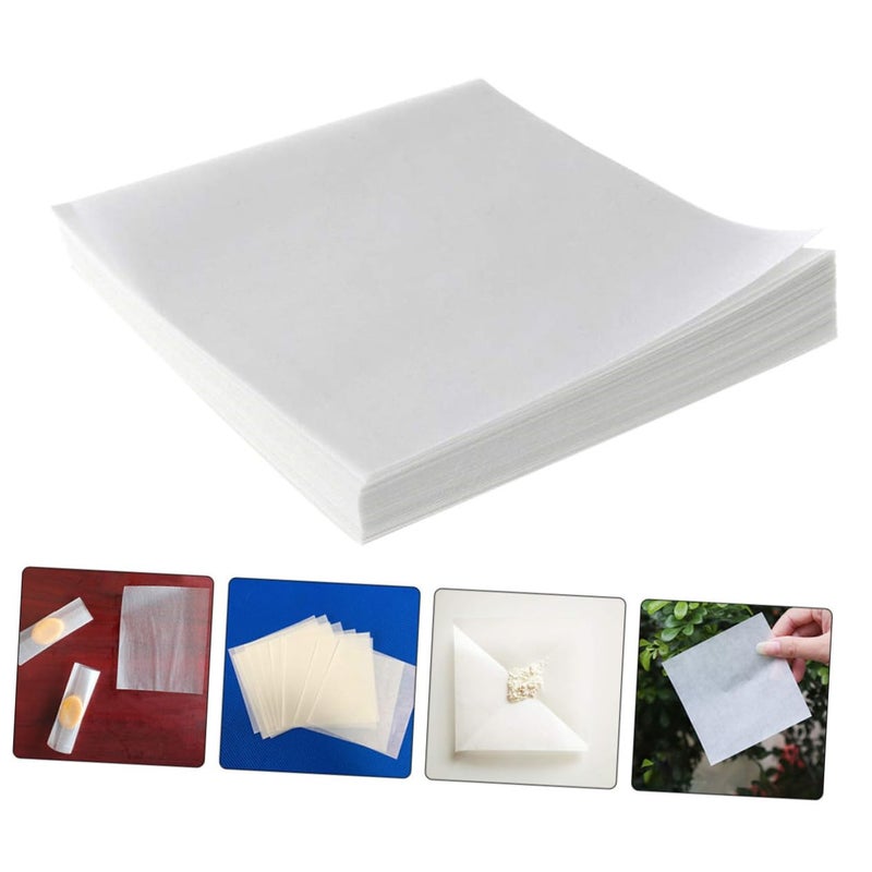 Garneck 1500sheets Square Paper for Laboratory Scale Transfer Weighing Paper High-Gloss - Image 2