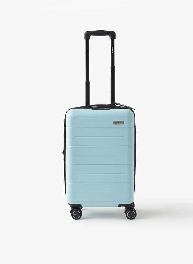 وايف Textured Hardcase Luggage Trolley Bag with Retractable Handle