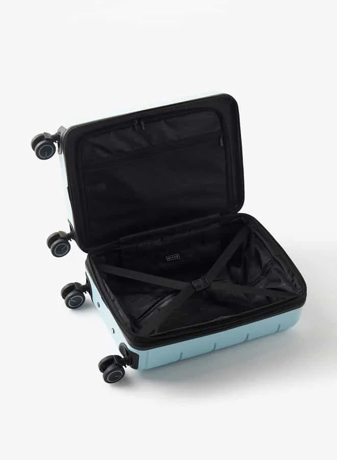 وايف Textured Hardcase Luggage Trolley Bag with Retractable Handle