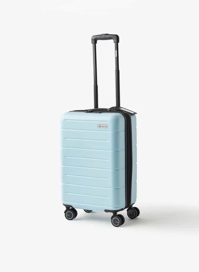وايف Textured Hardcase Luggage Trolley Bag with Retractable Handle