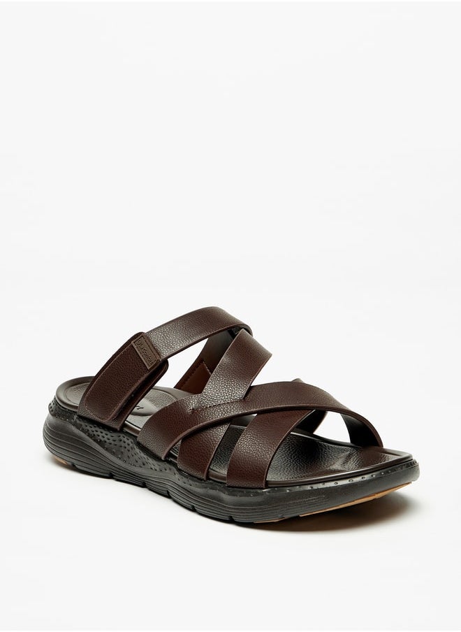 Le Confort Men's Cross Strap Slip-On Sandals  - Image 3