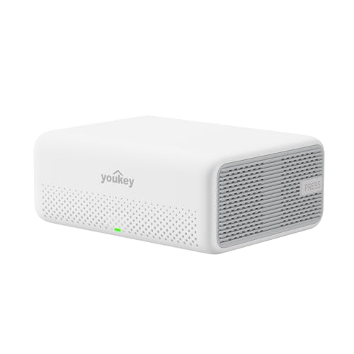 youkey Hub H310, No Monthly Fee, Surveillance Video Recording Hub with Advanced Encryption, AI Facial Recognition, Cross-Camera Tracking, 16GB Built-in Storage, 16TB Expandable, 2.4G WiFi/Ethernet - Image 1