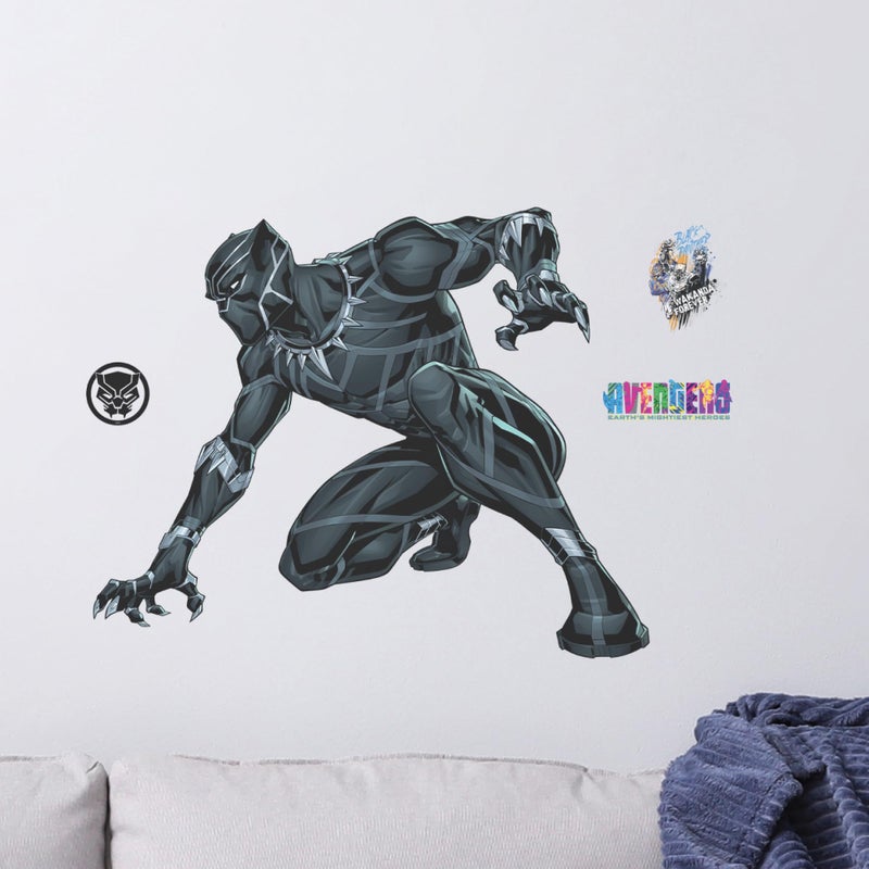 Wall Palz Marvel Captain America Wall Decal - 25"" Augmented Reality Captain America Bedroom Wall Decor Peel and Stick Vinyl Wall Stickers - Image 1