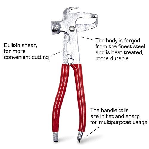 CKAuto Wheel Balancing Weight Plier Hammer Tool, Wheel Weights Clip On - Image 4