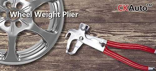 CKAuto Wheel Balancing Weight Plier Hammer Tool, Wheel Weights Clip On - Image 5
