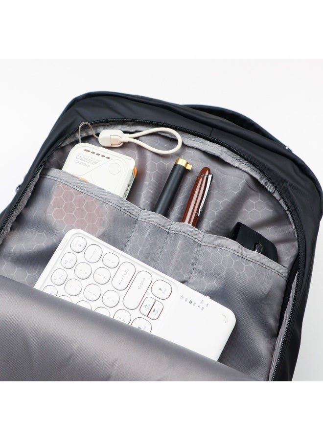 مينيلي Meinaili 2507 USB Charging Backpack 15.6 inch Laptop Business Waterproof Multifunctional Travel Bag - Image 5