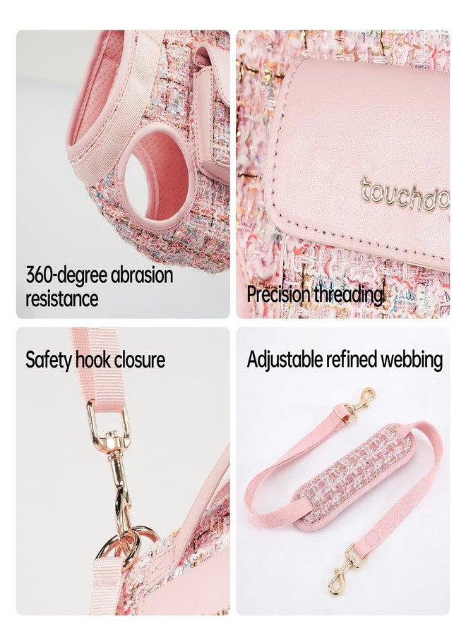 Touchdog Dog Lift Harness Dog Carrier- with Soft Cushion Belt Design for Dogs/Lightweight Breathable Multi Functional, Can be Used as a Handbag (Pink, M) - Image 5