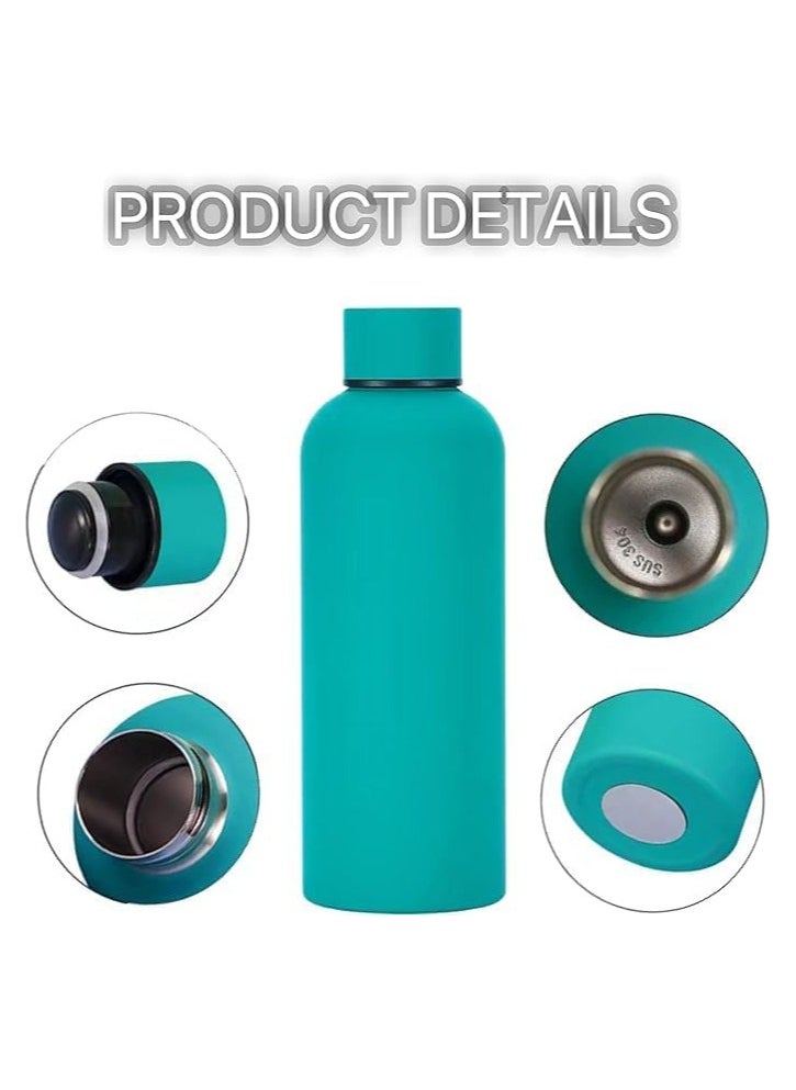 Generic - Thermal Water Bottle 500ml - Thermal Bottle, Stainless Steel, BPA Free, Insulating, Hot and Cold, Leak Proof, Ideal for Car, Office, Workout, Bike, Hiking, Sports, Gift. (black) - Image 1