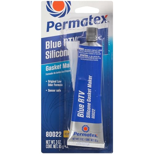 Permatex بيرماتكس 80022 صمغ سيليكون أزرق آمن للمستشعرات، 3 أونصات. - Image 1