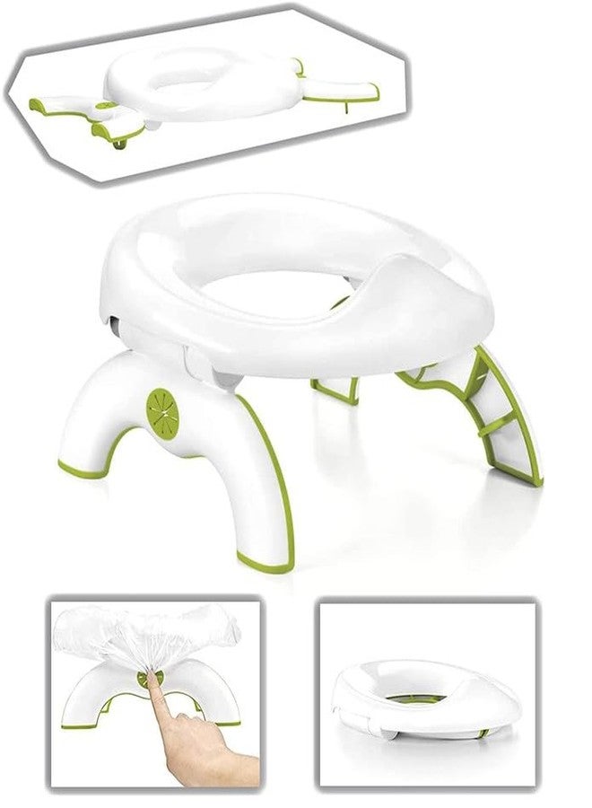 GION 2 In 1 Go Potty Outdoor Travel Toilet Seat - Foldable Toilet Stools/Toilet Seat for Outdoor Travel - Image 2
