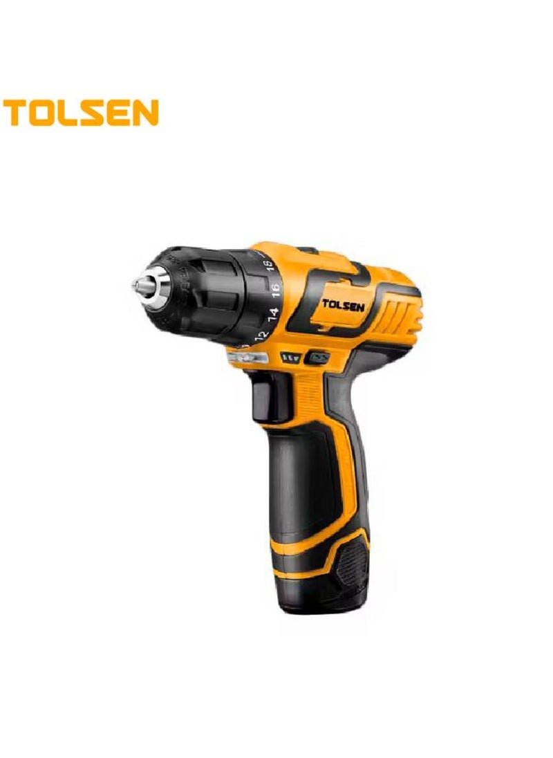 TOLSEN Tolsen 79036 12V Cordless Drill – 1x 1.5Ah Li-ion Battery & Fast Charger – 28Nm Torque, Variable Speed, 10mm Keyless Chuck, LED Light​  - Image 1