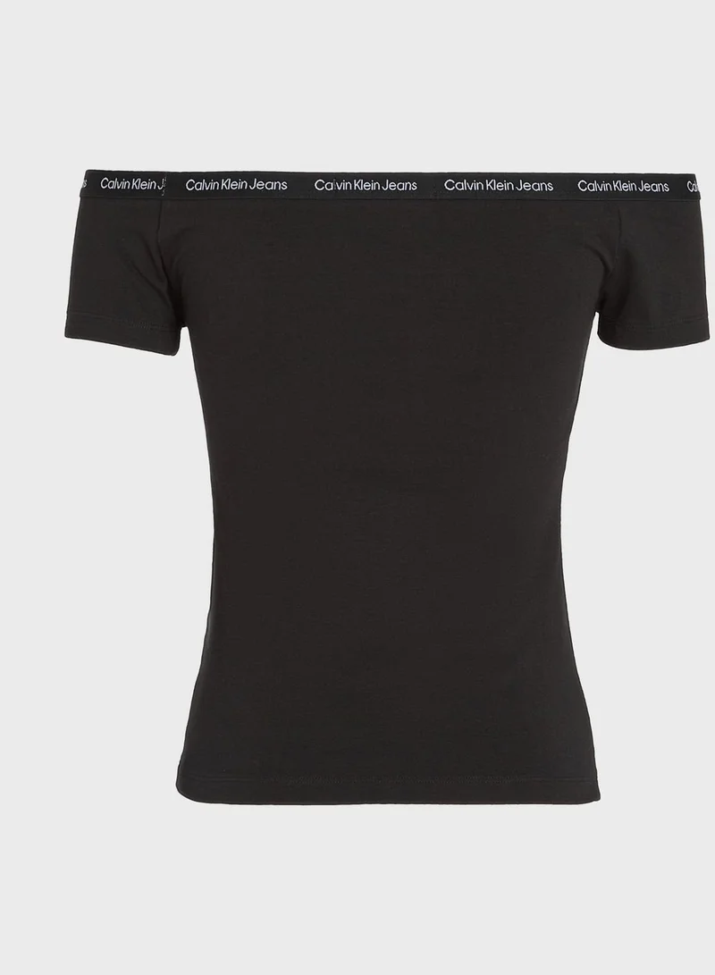 Calvin Klein Jeans Bardot Top