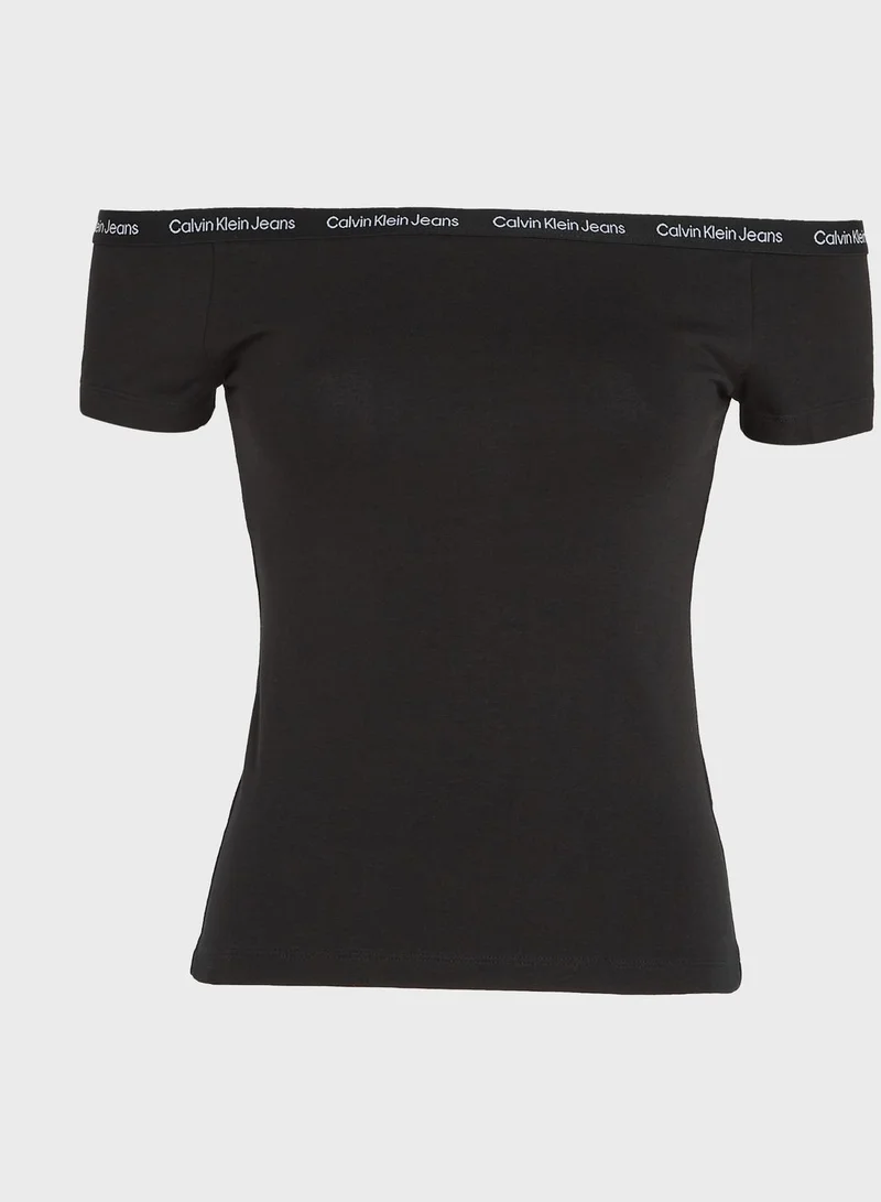 Calvin Klein Jeans Bardot Top