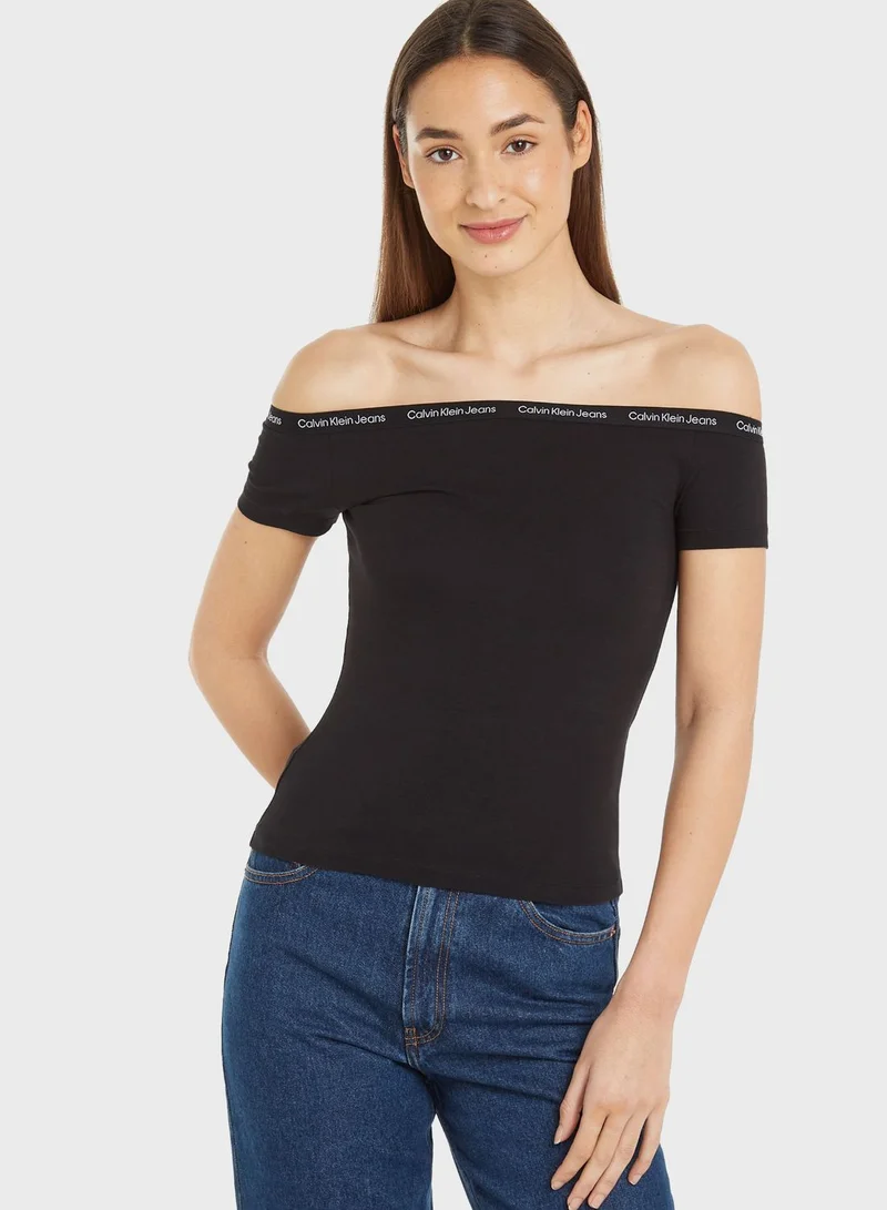 Calvin Klein Jeans Bardot Top