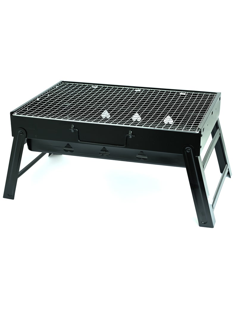 Generic - Portable BBQ Grill Portable Charcoal Grill, Foldable Portable Charcoal BBQ Barbecue Grill for Outdoor Picnic, Patio Backyard, Camping Cooking & Other Outdoor - Image 1