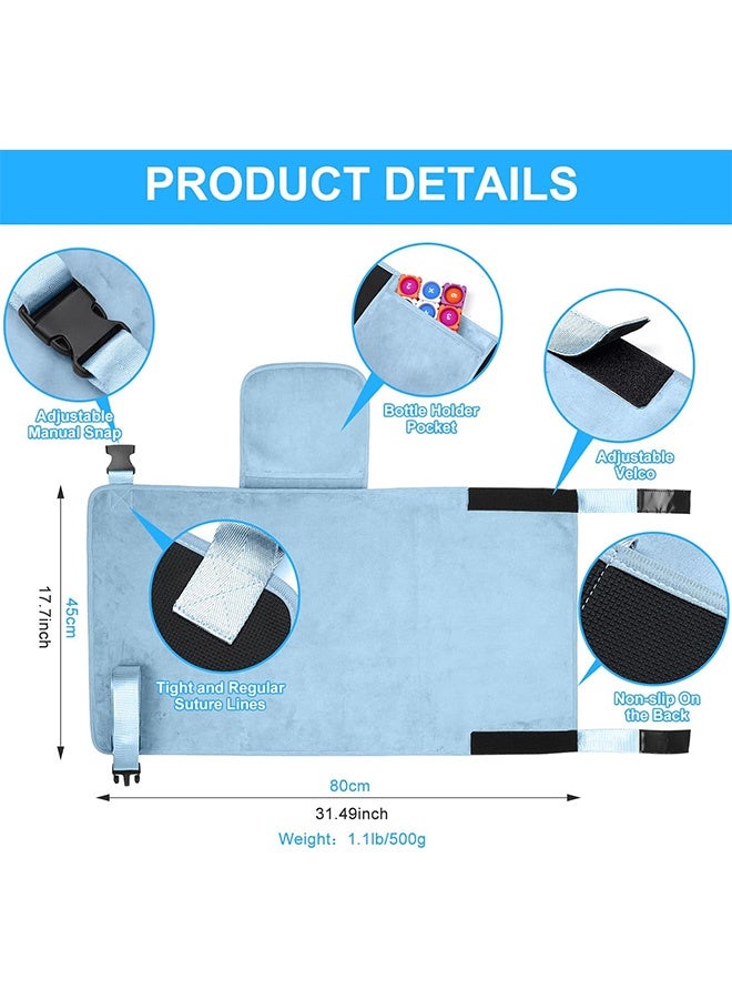 AGREON Toddler Airplane Bed, Kids Airplane Seat Extender Travel Bed, Kids Airplane Travel Essentials, Airplane Must Have for Toddlers, Baby Portable Plane Bed Foot Rest for Flights - Image 4