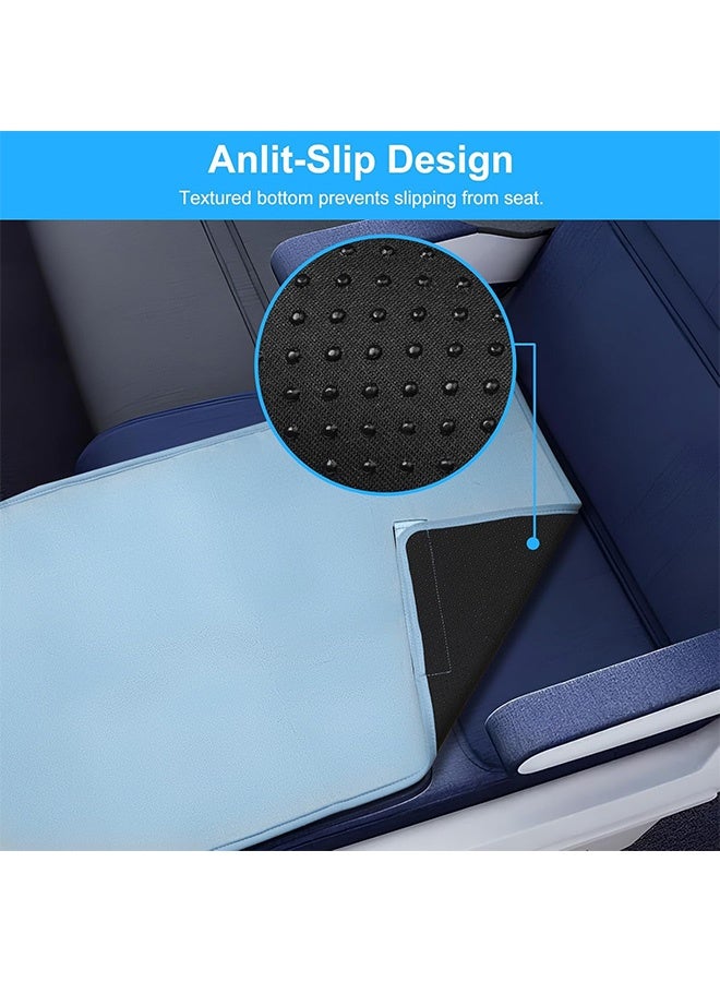 AGREON Toddler Airplane Bed, Kids Airplane Seat Extender Travel Bed, Kids Airplane Travel Essentials, Airplane Must Have for Toddlers, Baby Portable Plane Bed Foot Rest for Flights - Image 5