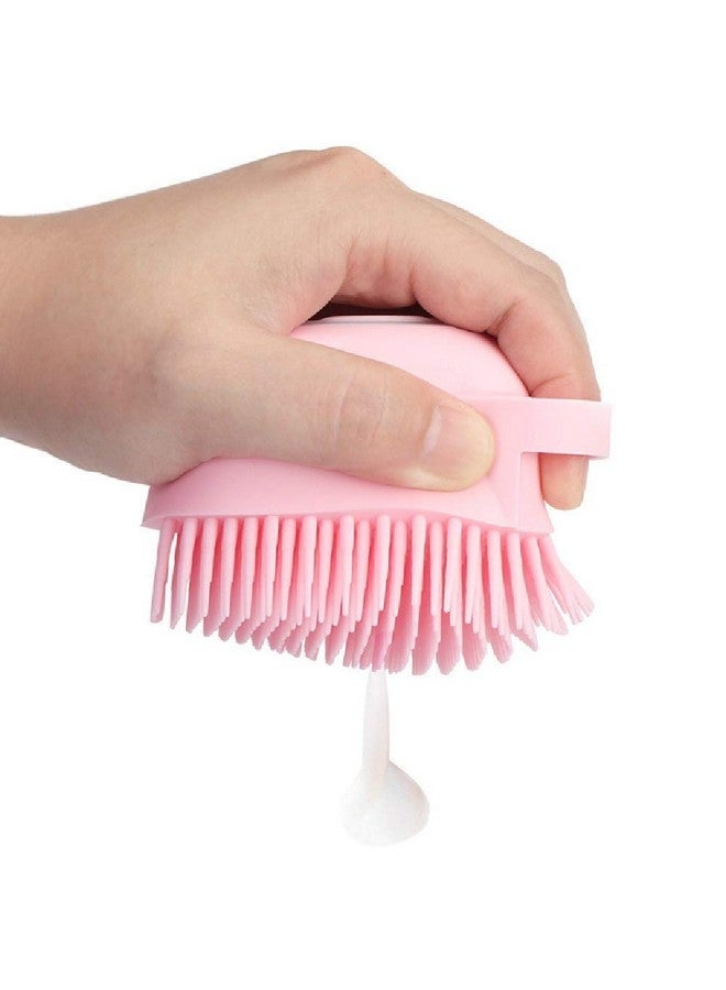 Tiny Gifts TinyGifts Body Scrubber with Soap Dispenser Brush, Body Bathing Massage, Silicone Brush Scrubber, Exfoliator for Babies, Kids, Women, Men and Pets (BATH BODY BRUSH) Multicolor - Image 3