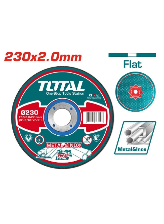 Total Abrasive metal cutting disc 9"