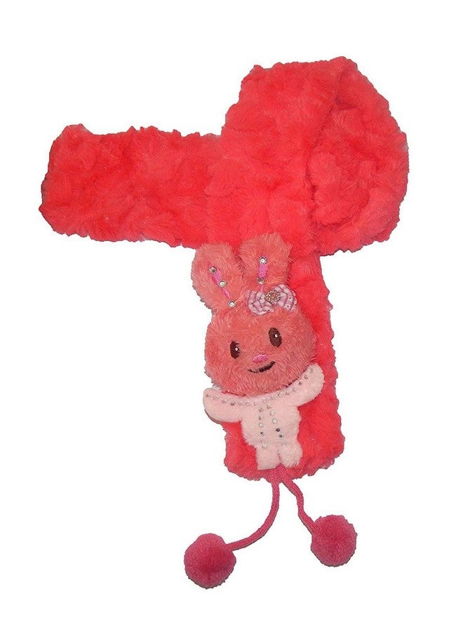 Malvina Kids Solid Fur Muffler (Red)