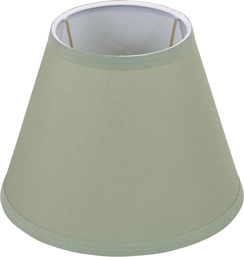 Aspen Creative 56003 Transitional Hardback Empire Shape UNO Construction Lamp Shade in Celadon, 9" Wide (5" x 9" x 7") - Image 1