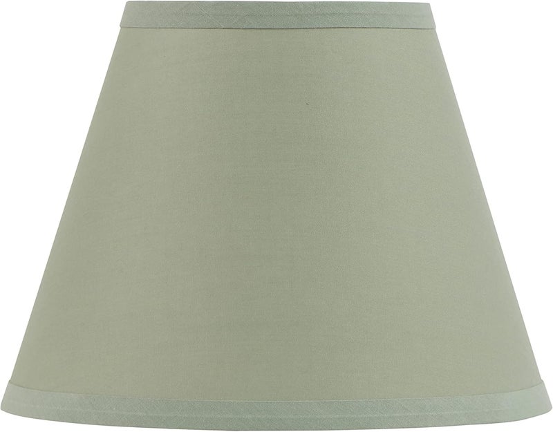 Aspen Creative 56003 Transitional Hardback Empire Shape UNO Construction Lamp Shade in Celadon, 9" Wide (5" x 9" x 7") - Image 3