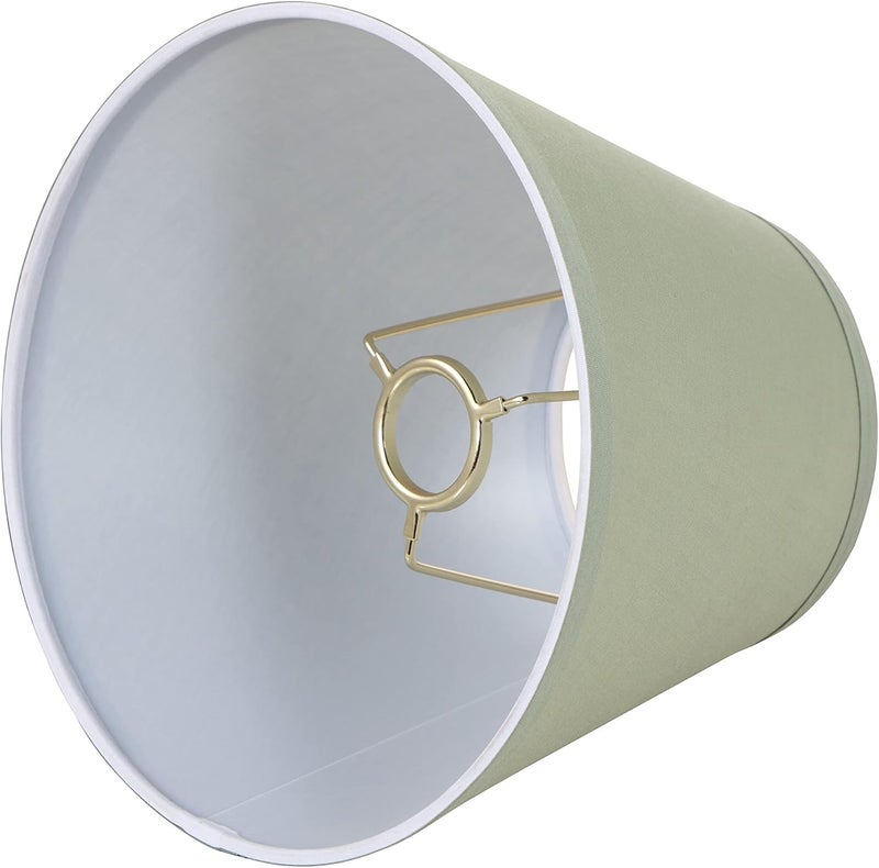 Aspen Creative 56003 Transitional Hardback Empire Shape UNO Construction Lamp Shade in Celadon, 9" Wide (5" x 9" x 7") - Image 4