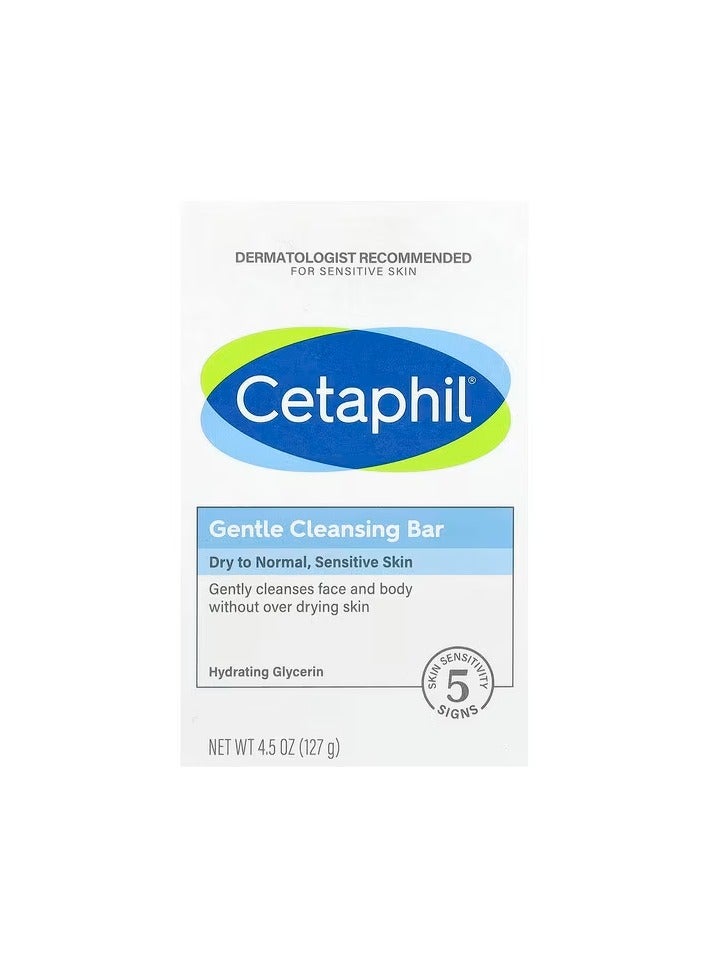Cetaphil Cetaphil, Gentle Cleansing Bar Soap, 4.5 oz (127 g)  - Image 1
