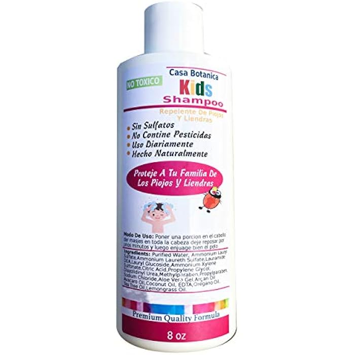 Shampoo 8oz MATA PIOJOS Y LIENDRAS