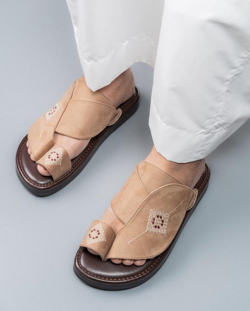 Arabic Sharqi Sandals | Brown | Sandals Traditional footwear - Image 2