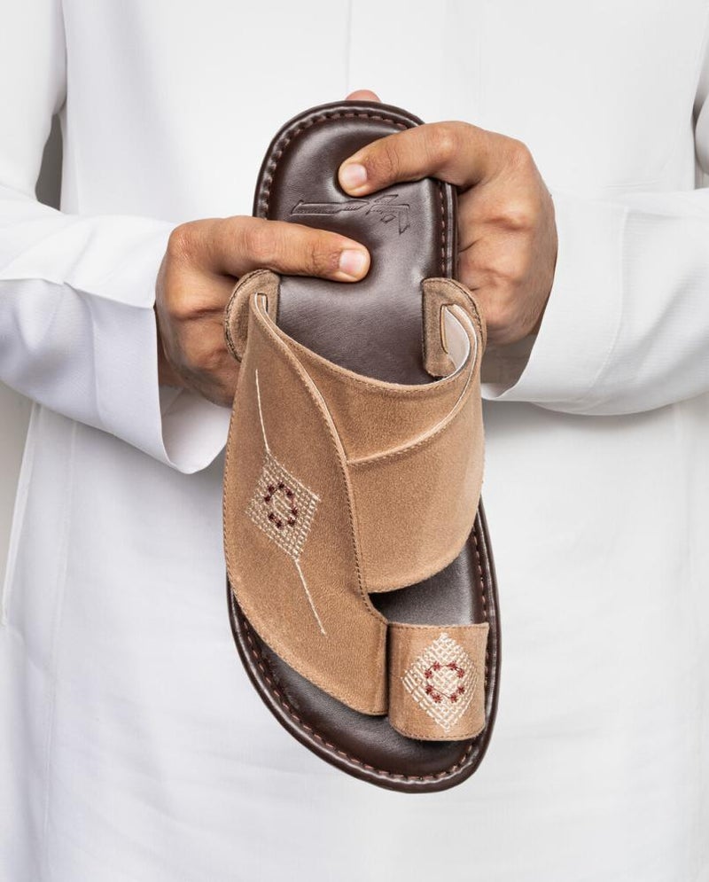 Arabic Sharqi Sandals | Brown | Sandals Traditional footwear - Image 3