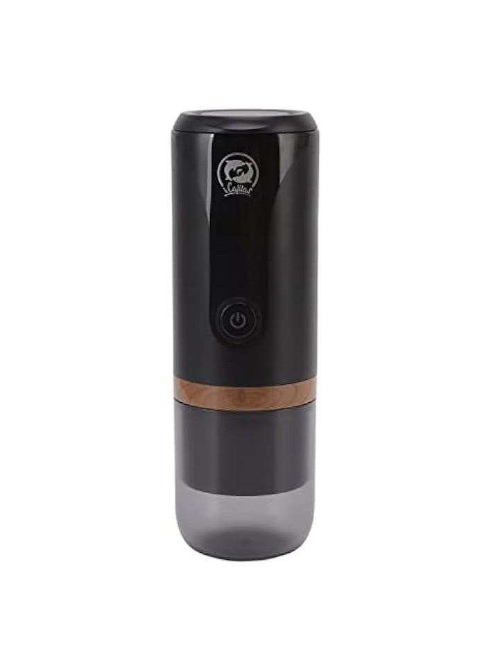 بروماس ماكينة صنع القهوة المحمولة، ماكينة اسبريسو صغيرة قابلة لإعادة الشحن عبر USB بسعة 120 مل، يتم صنعها في دقيقتين، ماكينة صنع القهوة الكهربائية الصغيرة مع حقيبة تنظيم للسفر، والتخييم، والمكتب، والمنزل - Image 1