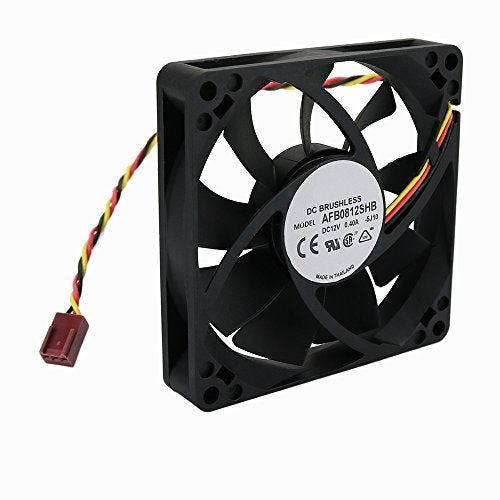 Twinkle Bay TwinkleBay 80x15mm Cooling Fan, Replace AFB0812SHB DC Brushless Cooling Fan, 80mm by 80mm by 15mm with TX3 Connector (DC12V 0.4A) - Image 4