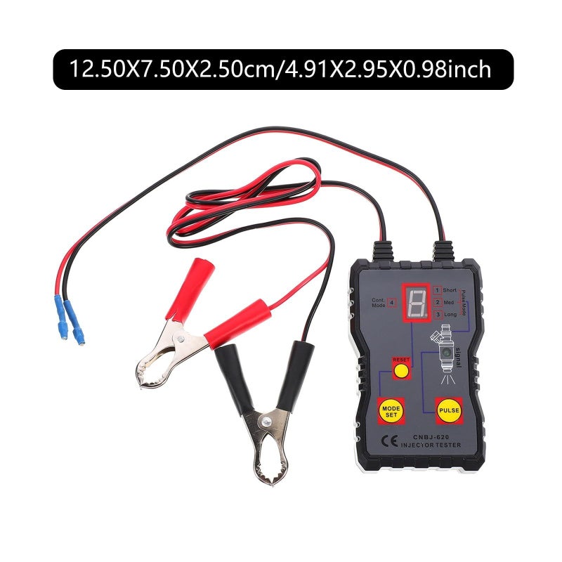 Fuel Injector Tester Auto Injector Detection Tool For Vehicle Fuel Injection System Diagnostics With Black Red Handle Mechanical Testing Function - Image 3