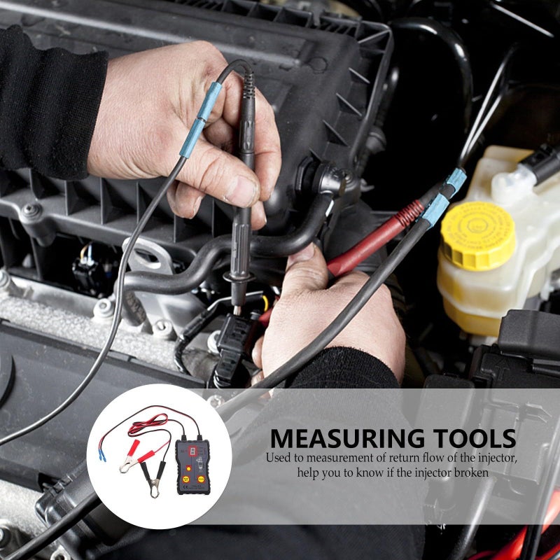 Fuel Injector Tester Auto Injector Detection Tool For Vehicle Fuel Injection System Diagnostics With Black Red Handle Mechanical Testing Function - Image 5