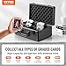 VEVOR 108 PSA Graded Card Storage Box 4 Slot Case with Key Lock Foam Dividers for 76 BGS 84 SGC 388 Top Loaders or 999 Loose Cards - Image 4