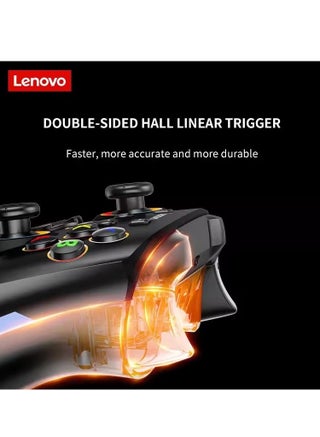 وحدة تحكم ألعاب لاسلكية بلوتوث Lenovo S03 لجهاز الكمبيوتر ويندوز، تلفاز أندرويد، 3.5 مم لسويتش، أسود - view 3