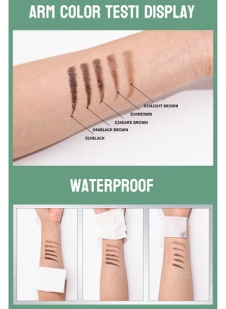 Eyebrow Pencil 4-Tips , Long-lasting makeup,Waterproof,Beauty eyes Smudge Resistant,Benefit Soft Finish,kajal Brown - view 5